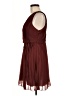 ASOS 100% Polyester Solid Burgundy Cocktail Dress Size 6 - photo 5