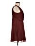 ASOS 100% Polyester Solid Burgundy Cocktail Dress Size 6 - photo 4