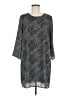Peyton Jensen 100% Polyester Animal Print Gray Casual Dress Size M - photo 1
