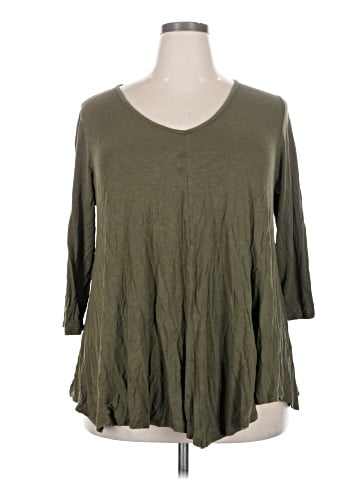 Green Envelope 3/4 Sleeve T-Shirt (view 1)
