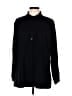 Eileen Fisher Black Coat Size L - photo 1