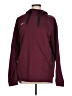Nike 100% Polyester Burgundy Pullover Hoodie Size L - photo 1