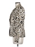 Calvin Klein 100% Polyester Animal Print Ivory Blazer Size 8 - photo 5