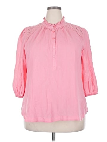 Crown & Ivy 3/4 Sleeve Blouse (view 1)