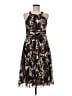Evan Picone Camo Brown Cocktail Dress Size 8 - photo 1