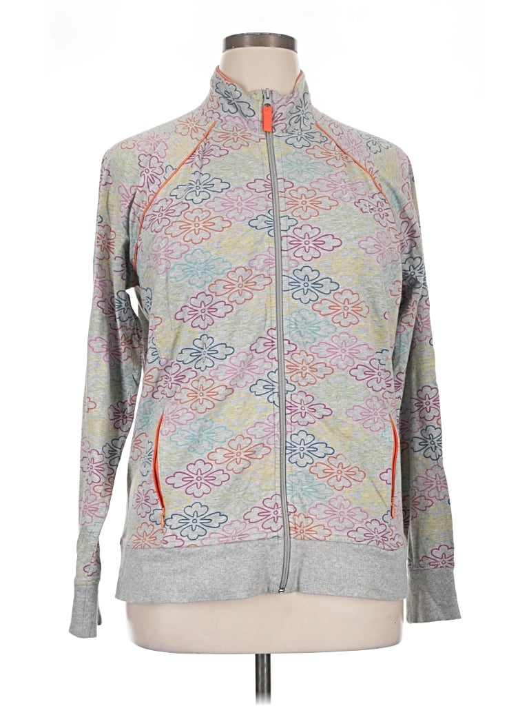 Pre-owned Old Navy Track Jacket In Gray