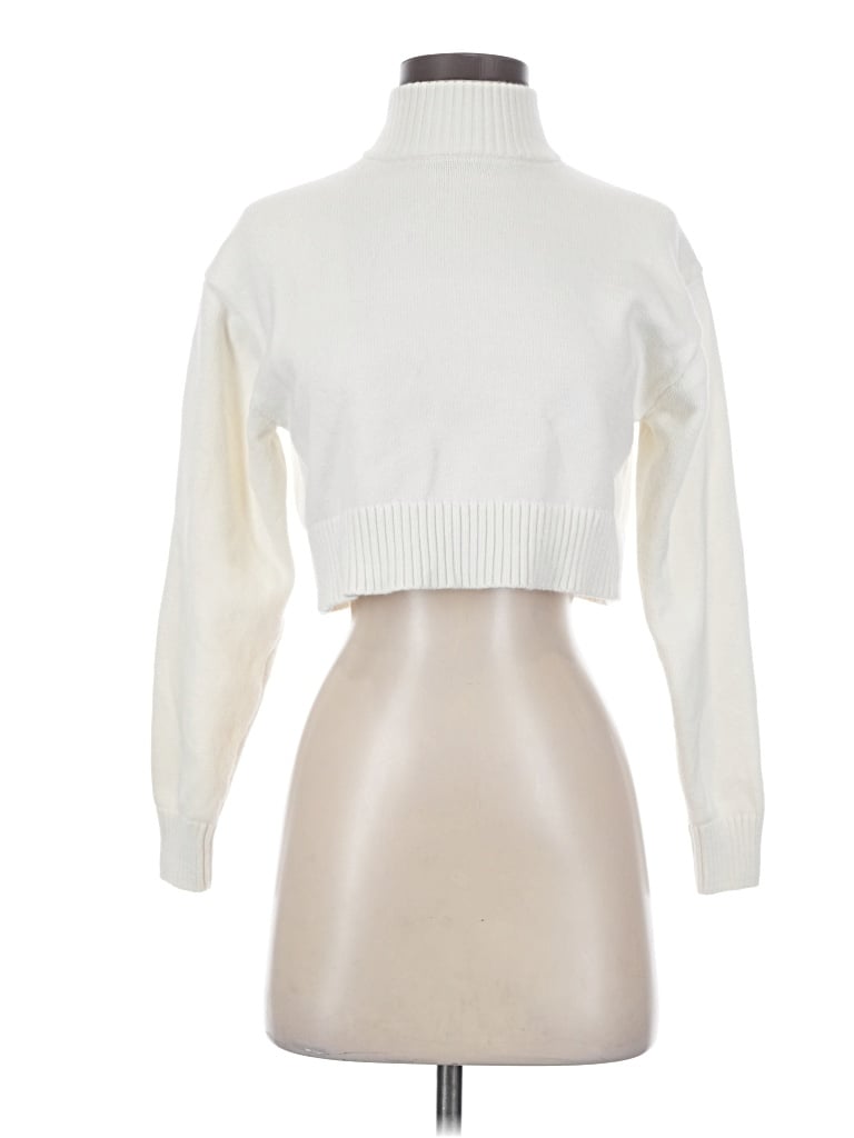 Pre-owned Sunday Best Turtleneck Sweater In White