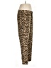 Banana Republic 100% Polyester Animal Print Gold Casual Pants Size 10 - photo 4