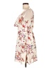 Row A 100% Polyester Floral Ivory Casual Dress Size L - photo 5