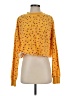 colsie Polka Dots Yellow Sweatshirt Size S - photo 1