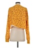 colsie Polka Dots Yellow Sweatshirt Size S - photo 2
