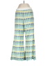 Jade 100% Polyester Print Blue Casual Pants Size S - photo 1