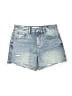 Daze 100% Cotton Blue Denim Shorts Size 26 waist - photo 1