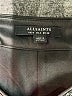 ALLSAINTS Metallic Black Casual Pants Size 4 - photo 7