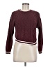 Moral Society 100% Polyester Burgundy Pullover Sweater Size M - photo 1