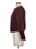 Moral Society 100% Polyester Burgundy Pullover Sweater Size M - photo 5