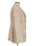 AKRIS Chevron-herringbone Tan Blazer Size 16 - photo 4
