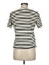 Kule Stripes Ivory Short Sleeve T-Shirt Size M - photo 2