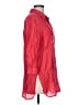 Chico's Red 3/4 Sleeve Button-Down Shirt Size Lg (2) - photo 4