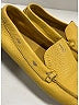 Prada 100% Leather Yellow Loafers  Size EU 36 - photo 5