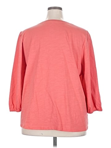 St. John's Bay 3/4 Sleeve T-Shirt (view 2)