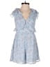Mi ami 100% Polyester Hearts Blue Romper Size XS - photo 1