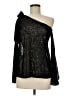 CeCe Black Long Sleeve Top Size M - photo 1