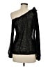 CeCe Black Long Sleeve Top Size M - photo 2