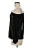 CeCe Black Long Sleeve Top Size M - photo 5