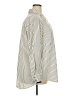 Rachel Zoe 100% Polyester Stripes Ivory Long Sleeve Blouse Size 2X - photo 4