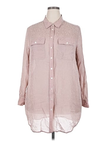 Soft Surroundings 3/4 Sleeve Silk Top (view 1)