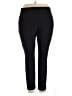 Worthington Solid Black Active Pants Size 18 - photo 1