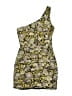 Zara 100% Polyester Yellow Purple Cocktail Dress Size XS - photo 1