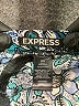 Express 100% Rayon Paisley Blue Shorts Size XS - photo 3