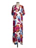 Mud Pie 100% Polyester Print Ivory Casual Dress Size S - photo 1