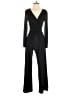 Almost Famous Solid Black Jumpsuit Size M - photo 1