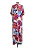 Mud Pie 100% Polyester Print Ivory Casual Dress Size S - photo 2