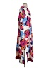 Mud Pie 100% Polyester Print Ivory Casual Dress Size S - photo 4