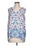Adrienne Vittadini 100% Polyester Blue Sleeveless Blouse Size L - photo 1