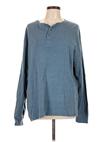 Basic Editions Long Sleeve Henley (view 1)