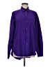 ETC Color Block Purple Long Sleeve Blouse Size M - photo 1