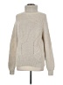 Reiss Solid Ivory Turtleneck Sweater Size M - photo 1