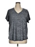 Athleta Tweed Gray Active T-Shirt Size 1X - photo 1