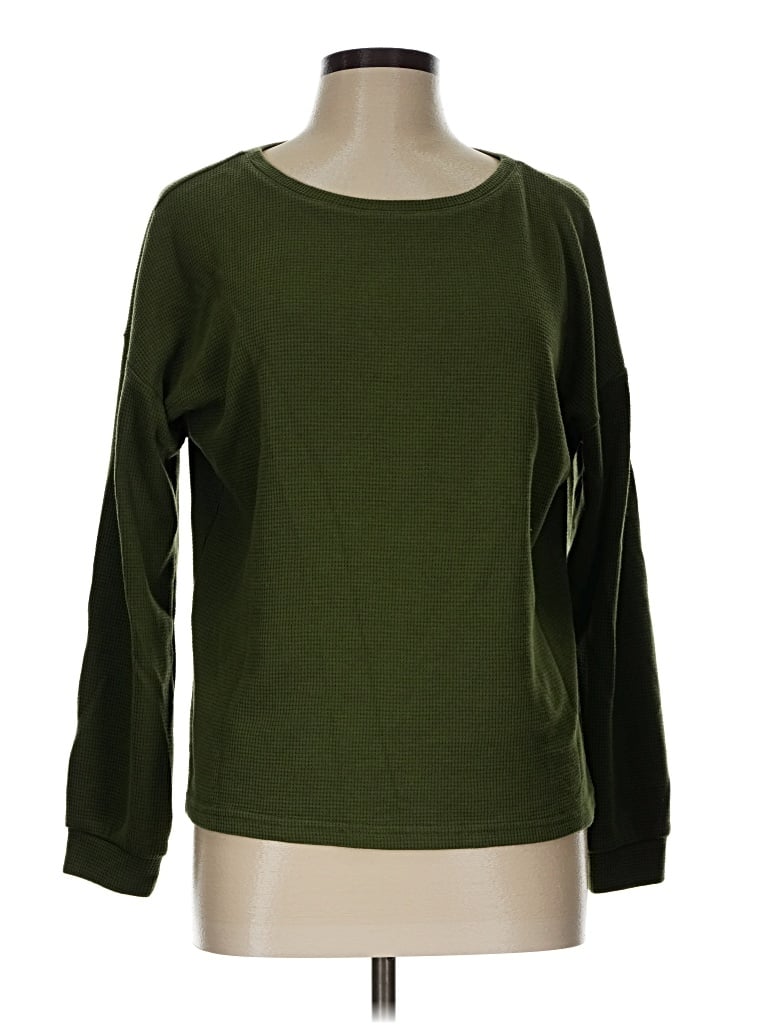 Pre-owned Zesica Long Sleeve T-shirt In Green