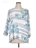 Alfred Dunner Blue 3/4 Sleeve Top Size 1X - photo 1