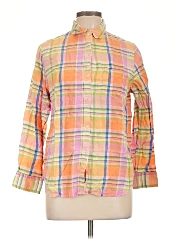 Jones New York Signature Long Sleeve Button-Down Shirt (view 1)