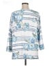 Alfred Dunner Blue 3/4 Sleeve Top Size 1X - photo 2