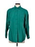 Willow Ridge Solid Teal Long Sleeve Button-Down Shirt Size L (estimated) - photo 1