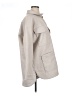 Banana Republic 100% Polyester Ivory Gray Coat Size XL - photo 4