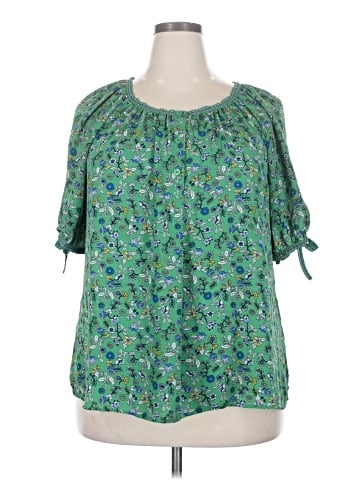 Max Studio Short Sleeve Blouse (view 1)